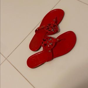 Gently worn Tory Burch flip flops